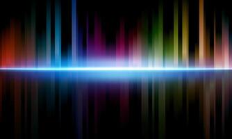 colorful neon lines abstract technology background. Futuristic glowing light dark background. shiny color stripes. vector