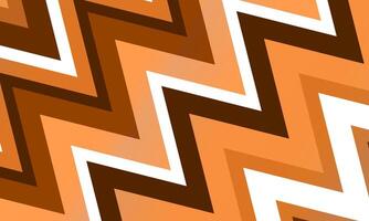 Zigzag chevron brown line pattern colorful retro background. geometric stripe lines retro style. vector