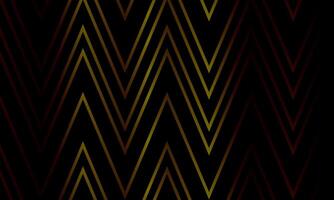 Zigzag chevron gold line pattern black background. geometric stripes luxury dark color. vector
