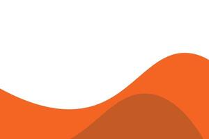 orange and white background with a wave pattern vector