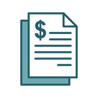 Creative Collection of Colorful Invoice Icons for Business Solutions vector
