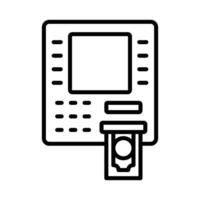 High-Quality Icons Representing ATM Machines and Banking Tools vector
