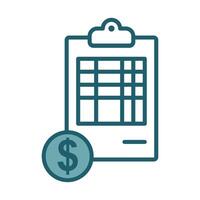 High-Quality Icons for Invoice, Billing, and Payment Interfaces vector