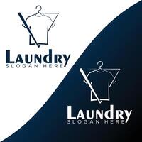 Laundry logo triangle element vector