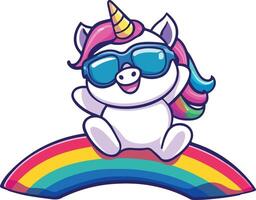 Sparkles and Unicorn Smiles vector