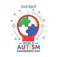 Unique Illustration Of A Autism Puzzle Piece In a Innovative Style vector