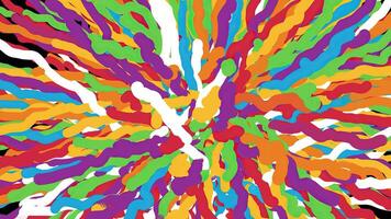 4K Bright Abstract Background Digital Rendering video