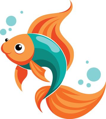 Goldfish in water