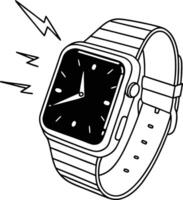 Classic watch strings vector