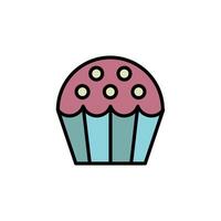 Baby shower cake icon design element vector
