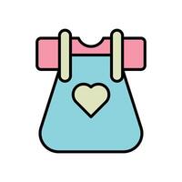 Baby shower cloth icon design element vector