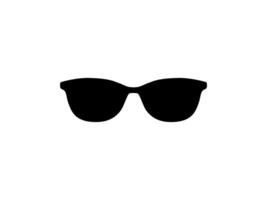 Sun Eye Glasses Silhouette, Front View, Flat Style, can use for Pictogram, Logo Gram, Apps, Art Illustration, Template for Avatar Profile Image, Website, or Graphic Design Element. Editable Colour vector