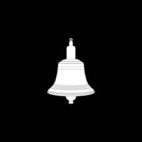Silhouette of the Hand Ringing Bell, Flat Style, can use for Pictogram, Apps, Website, Logo, Art Illustration, of Graphic Design Element. Flat and Editable vector
