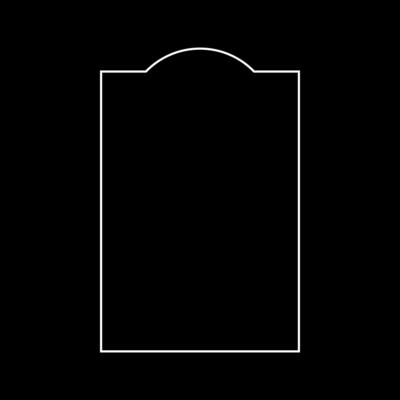 Simple Frame with Curve Line