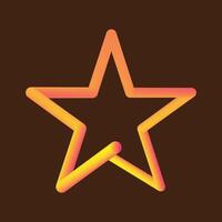 3d star Shape, Abstract 3d star Shape to make your designs stand out vector