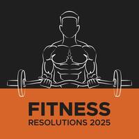 Barbell curl, barbell curl line art illustration vector