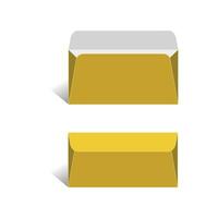 Size 13x10 in, Envelope template, With 3D Box, vector