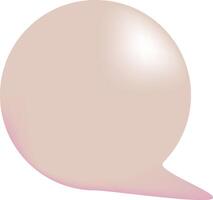 pearlescent speech bubbles vector