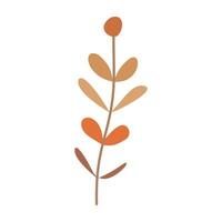 Abstract gentle cute leaves colored. In pastel colors, vector
