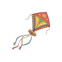 Threads of Tradition Kites and Makar Sankranti vector