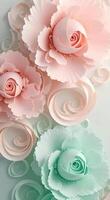 Soft swirling designs in blush pink and mint green gently fade in and out, adding depth while leaving space for overlays. video