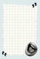 To do list template. A set of templates for posts or stories for social media. Posters with halftone collage are trending. Decorative planning element.. stock illustration vector