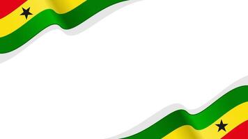 Waving flag of mali frame, for national day vector