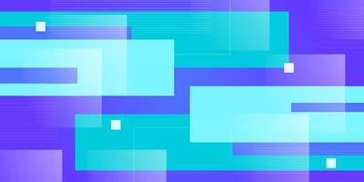Abstract colorful overlap 3D background with green and blue color background design. Simple square pattern. vector