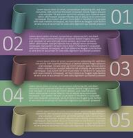 Modern design infographic template image vector
