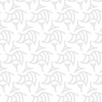 Seamless Geometric Pattern with Abstract Shapes in Light Gray on White vector