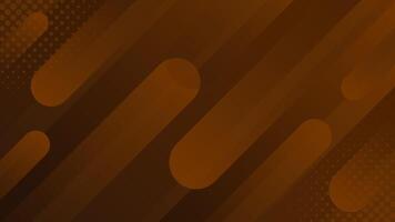 Dark brown abstract dynamic background with halftone. Modern geometric wallpaper. illustration vector