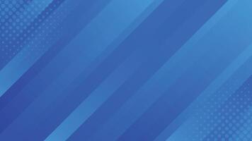 Blue abstract dynamic background with halftone. Gradient diagonal stripes. Modern futuristic wallpapers vector