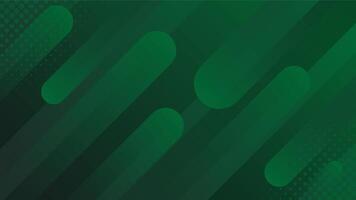 Abstract emerald green dynamic background with halftone. Modern geometric wallpaper. illustration vector