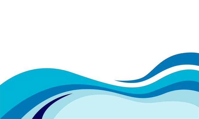 simple abstract wave blue background