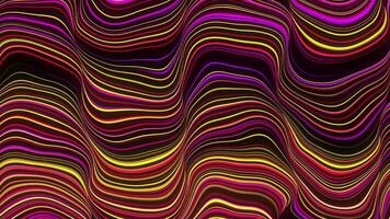 animado onda linha abstrato fundo video
