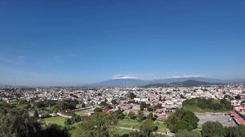 Exploring the Sanctuary of Our Lady of Remedies in Cholula, Puebla, Mexico with breathtaking views video