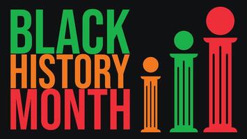 Unity and Progress A Tribute to Black Excellence vector