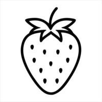 strawberry isolated on white background vector
