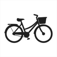 bicycle icon isolated on white background vector