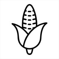 illustration of a corn vector