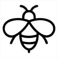 bee icon with white background vector