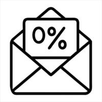 mail envelope icon vector