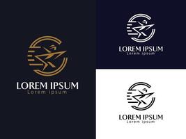 Dynamic Flight Logo for Elite Branding vector
