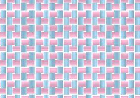 Basket wear pattern. Abstract pink and blue geometric background texture. vector