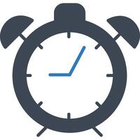 Delivery time clock illustration with isolated background vector