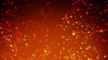 Vibrant of red and yellow hearts creating a joyful scene. Motion video