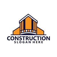 professional unique new custom construction, real estate, property and company logo vector