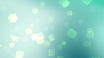 Floating translucent cubes on light blue background suitable for presentations, technology concepts, abstract designs, digital art projects. video