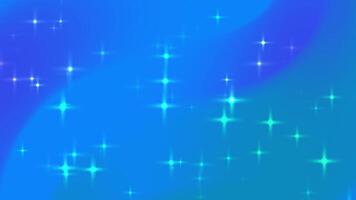 Glowing stars on blue gradient perfect for graphic design, party invitations, celestialthemed projects, backgrounds, scrapbooking, and digital art creations. video
