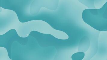 Abstract teal background with fluid organic shapes suitable for modern design projects, website backgrounds, digital art, and artistic presentations. video